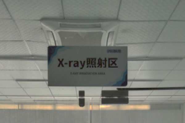 X-ray照射区/Irradiation area